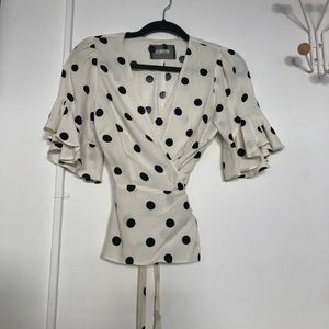 Reformation Wrap Top